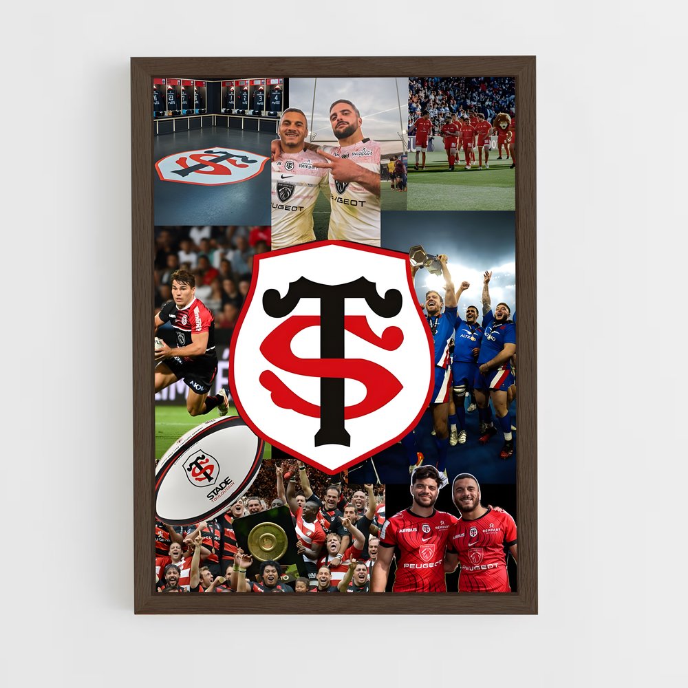 Poster Les Titans du Stade – affiche Rugby (vue 5)